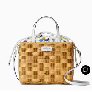 NWT Kate Spade Lemon Zest Wicker Sam